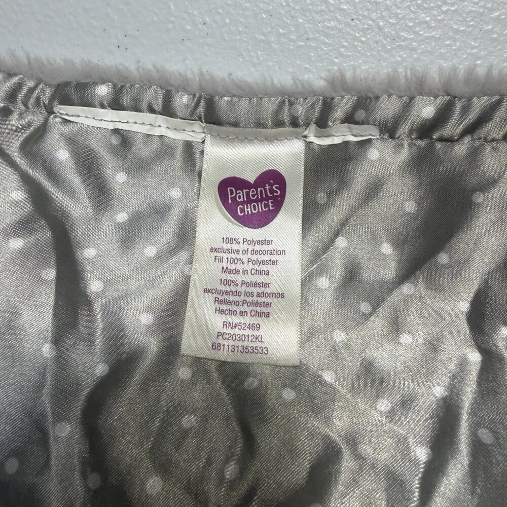 Soft Gray Elephant Lovey Blanket – Plush Baby Security Toy - Picture 6 of 6